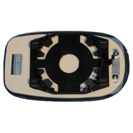 Piastra specchietto termica con vetro lato guida - sx