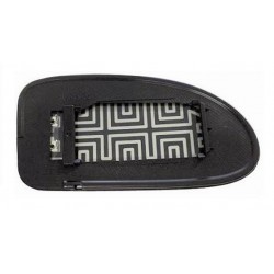 Piastra specchietto termica con vetro lato guida - sx