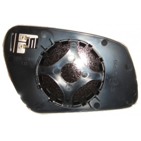 Piastra specchietto termica con vetro lato guida - sx