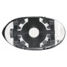 Piastra specchietto termica con vetro lato guida - sx