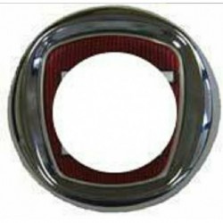 Fregio logo stemma anteriore rosso 85 mm