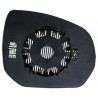 Piastra specchietto termica con vetro lato guida - sx