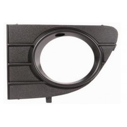 Griglia mascherina radiatore anteriore con foro fendinebbia nera sx