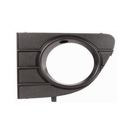 Griglia mascherina radiatore anteriore con foro fendinebbia nera sx