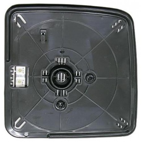 Piastra specchietto termica con vetro lato guida - sx