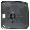 Piastra specchietto termica con vetro lato guida - sx