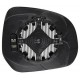 Piastra specchietto termica con vetro lato guida - sx
