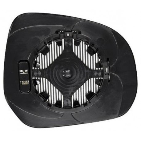 Piastra specchietto termica con vetro lato guida - sx