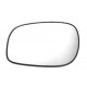 Piastra specchietto termica con vetro lato guida - sx