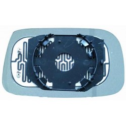 Piastra specchietto termica con vetro lato guida - sx