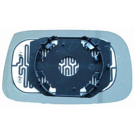 Piastra specchietto termica con vetro lato guida - sx