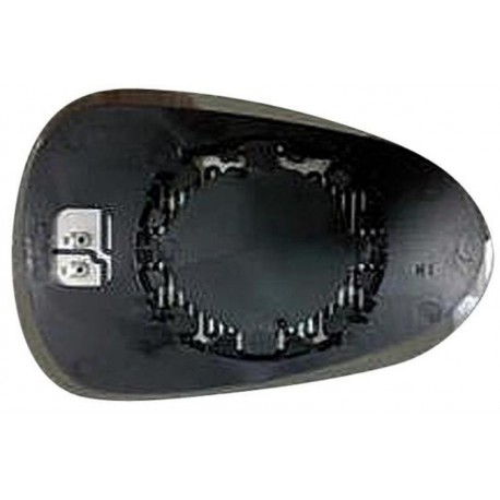 Piastra specchietto termica con vetro lato guida - sx