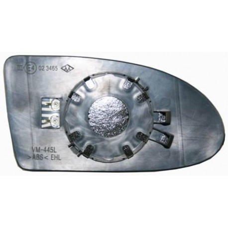 Piastra specchietto termica con vetro lato guida - sx