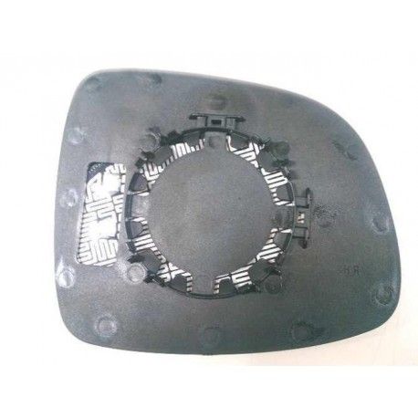 Piastra specchietto termica con vetro lato guida - sx