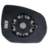 Piastra specchietto termica con vetro lato guida - sx