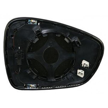 Piastra specchietto termica con vetro lato guida - sx