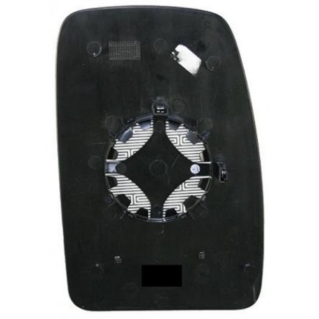 Piastra specchietto termica con vetro lato guida - sx