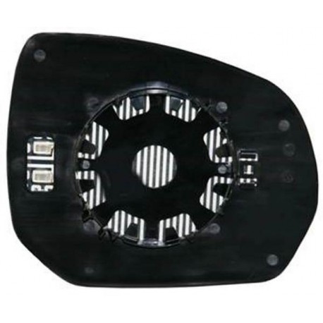 Piastra specchietto termica con vetro lato guida - sx