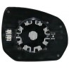Piastra specchietto termica con vetro lato guida - sx