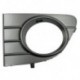 Griglia modanatura paraurti anteriore con foro fendinebbia metal dark sx