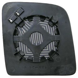 Piastra specchietto termica con vetro lato guida - sx