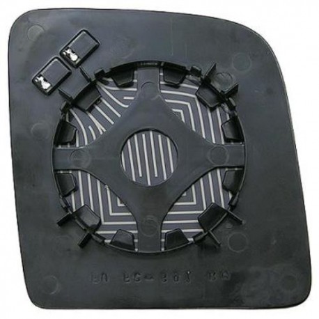 Piastra specchietto termica con vetro lato guida - sx