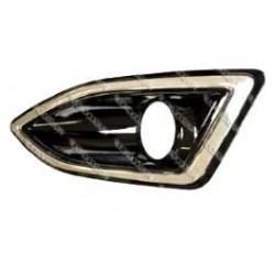 Griglia paraurti anteriore con foro fendinebbia con cornice cromata sx