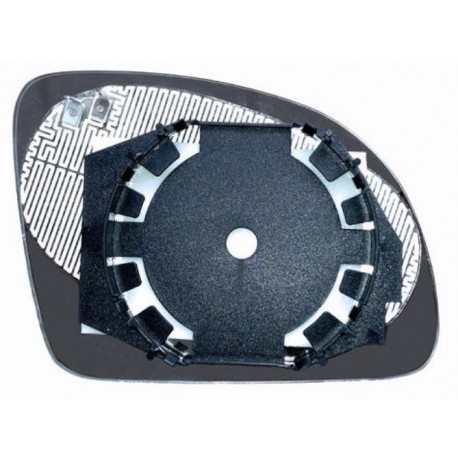 Piastra specchietto termica con vetro lato guida - sx