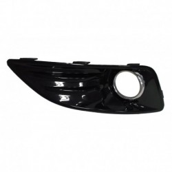 Griglia paraurti anteriore con foro fendinebbia nero lucido dx