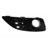 Griglia paraurti anteriore con foro fendinebbia nero lucido dx