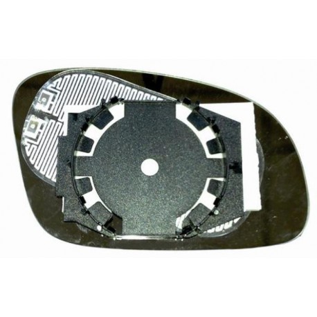 Piastra specchietto termica con vetro lato guida - sx