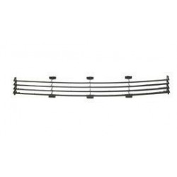 Griglia paraurti anteriore con foro fendinebbia