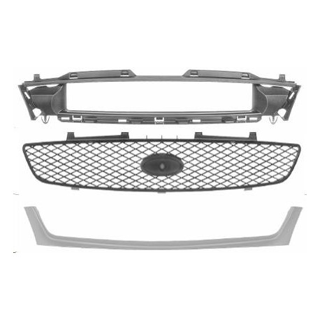 Griglia mascherina radiatore completa con cornice versione Trend