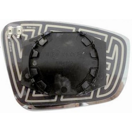 Piastra specchietto termica con vetro lato guida - sx