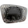 Piastra specchietto termica con vetro lato guida - sx