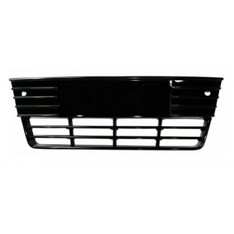 Griglia paraurti anteriore centrale nero lucido con fori sensori
