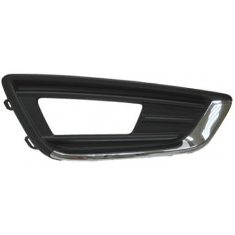 Griglia paraurti anteriore con foro fendinebbia cromata - nera dx