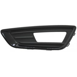 Griglia paraurti anteriore con foro fendinebbia nera lucida sx