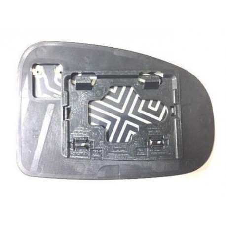Piastra specchietto termica con vetro lato guida - sx