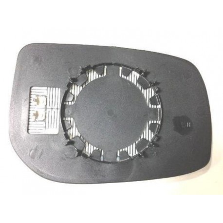 Piastra specchietto termica con vetro lato guida - sx