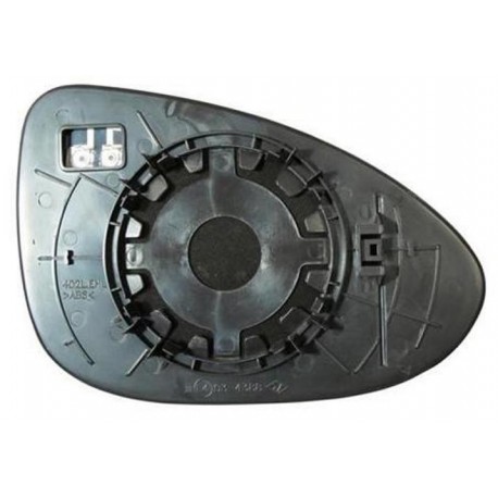Piastra specchietto termica con vetro lato guida - sx
