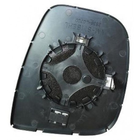 Piastra specchietto termica con vetro lato guida - sx