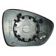 Piastra specchietto termica con vetro lato guida - sx