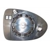 Piastra specchietto termica con vetro lato guida - sx