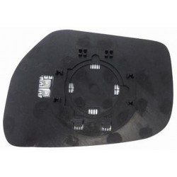 Piastra specchietto termica con vetro lato guida - sx
