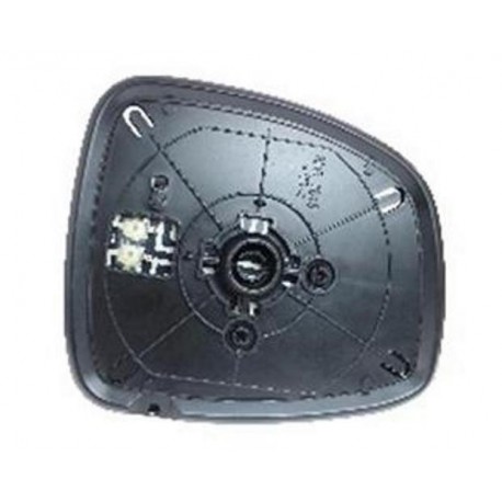 Piastra specchietto termica con vetro lato guida - sx