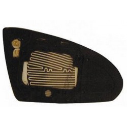 Piastra specchietto termica con vetro lato guida - sx