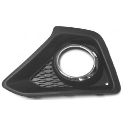 Griglia paraurti anteriore con foro fendinebbia con cornice cromata versione no led sx