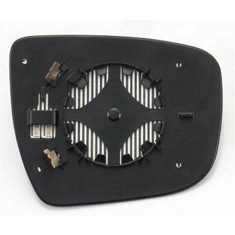 Piastra specchietto termica con vetro lato guida - sx