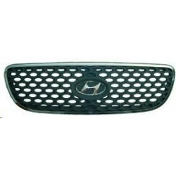 Griglia mascherina radiatore cromata - nera